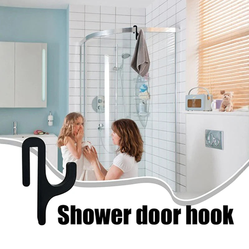 3D Shower Door Towel Hook