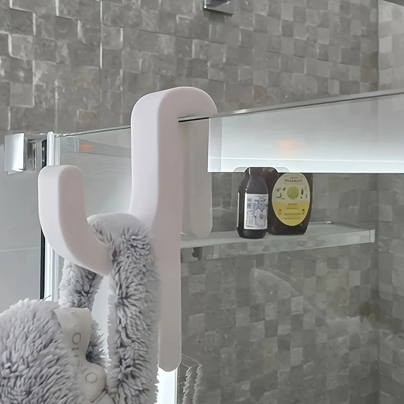 3D Shower Door Towel Hook
