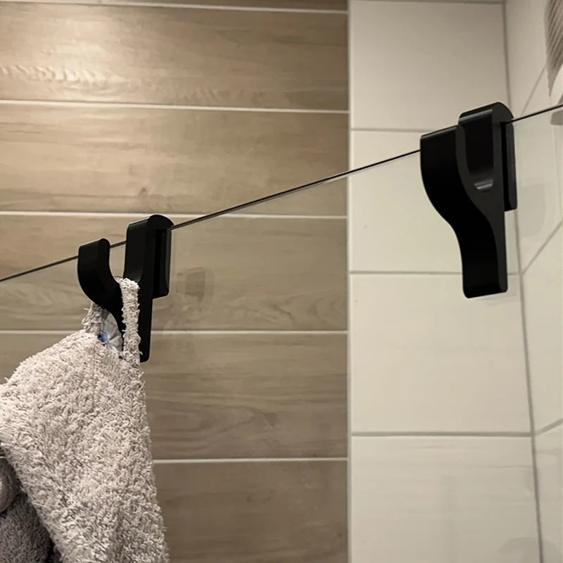 3D Shower Door Towel Hook